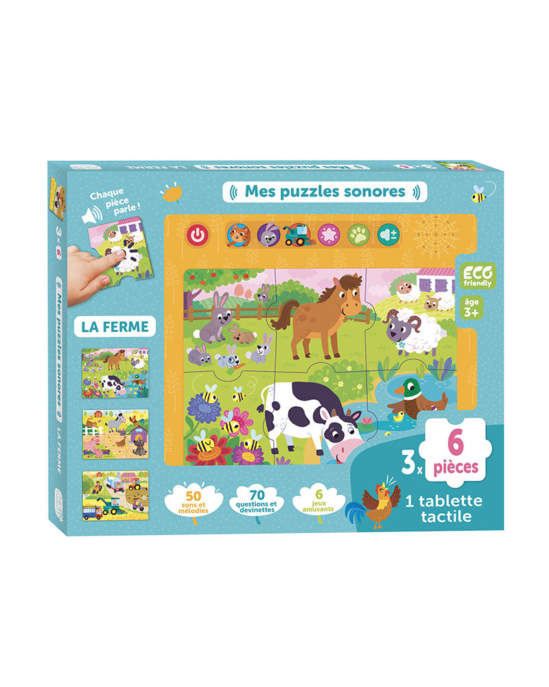 Mes Puzzles Sonores- La Ferme