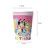 Pack Anniversaire 52 Pièces – Bluey Rose