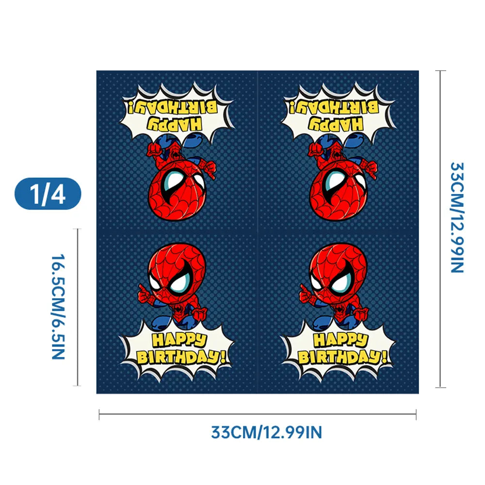 Pack Anniversaire 51 Pièces – Spider-Man