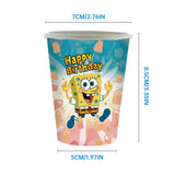 Pack de Cumpleaños 51 Piezas - Bob Esponja Amarillo