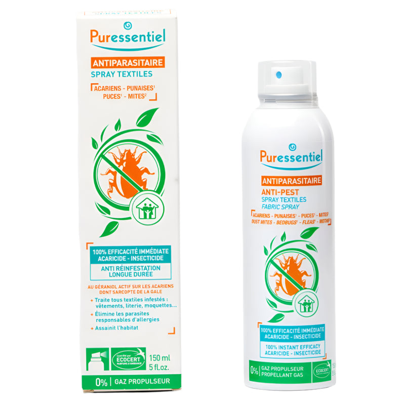 Puressentiel Spray Textile Assainissant Antiparasitaire -150ml