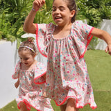 Maïcha Robe Miyu à Manches - Imprimé Asian