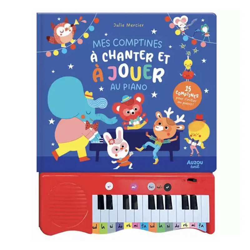 Auzou Mes Comptines à Chanter et à Jouer au Piano - Livre avec Piano
