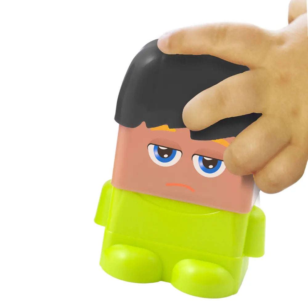 Miniland Emotiblocks Jeu d’Apprentissage 18 Pièces - 18M+