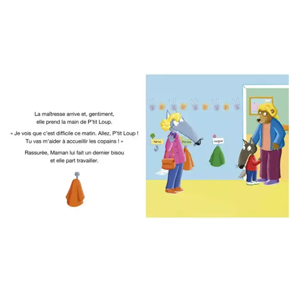 Auzou P'tit Loup Ne Veut Pas Aller à l'École
