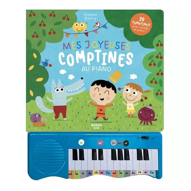 Auzou Mes Joyeuses Comptines au Piano - Livre avec Piano