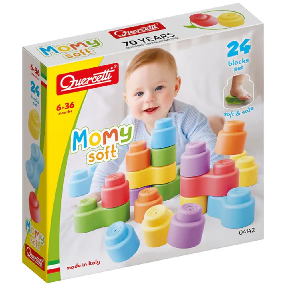 Quercetti Leggo Soft 24 Pièces - 6M+