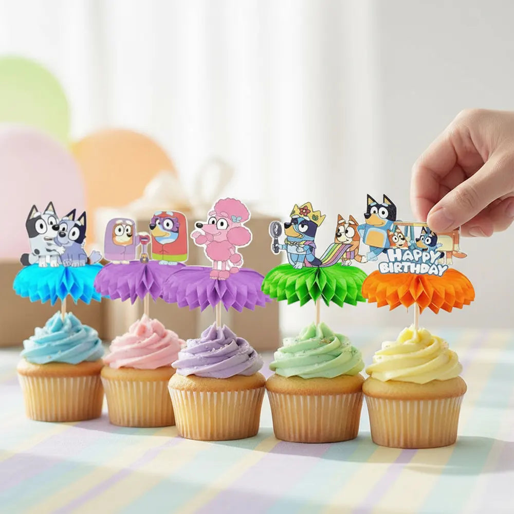 Décorations pour Gâteau Bluey – 15 x 18 cm
