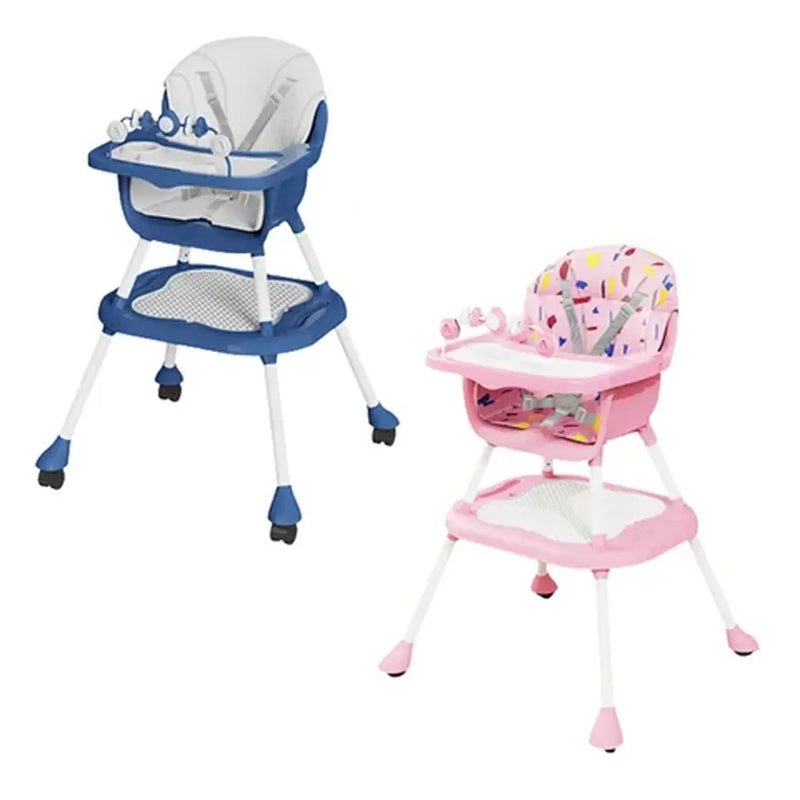 Chaise Haute Évolutive et Polyvalente pour Bébé 5-en-1