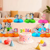 Décorations pour Gâteau Bluey – 15 x 18 cm
