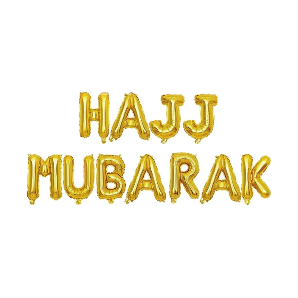 Set de Ballons en Aluminium Hajj – 13 pièces
