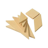 Viga Toys Tangram en Bois et Cartes – 3A+