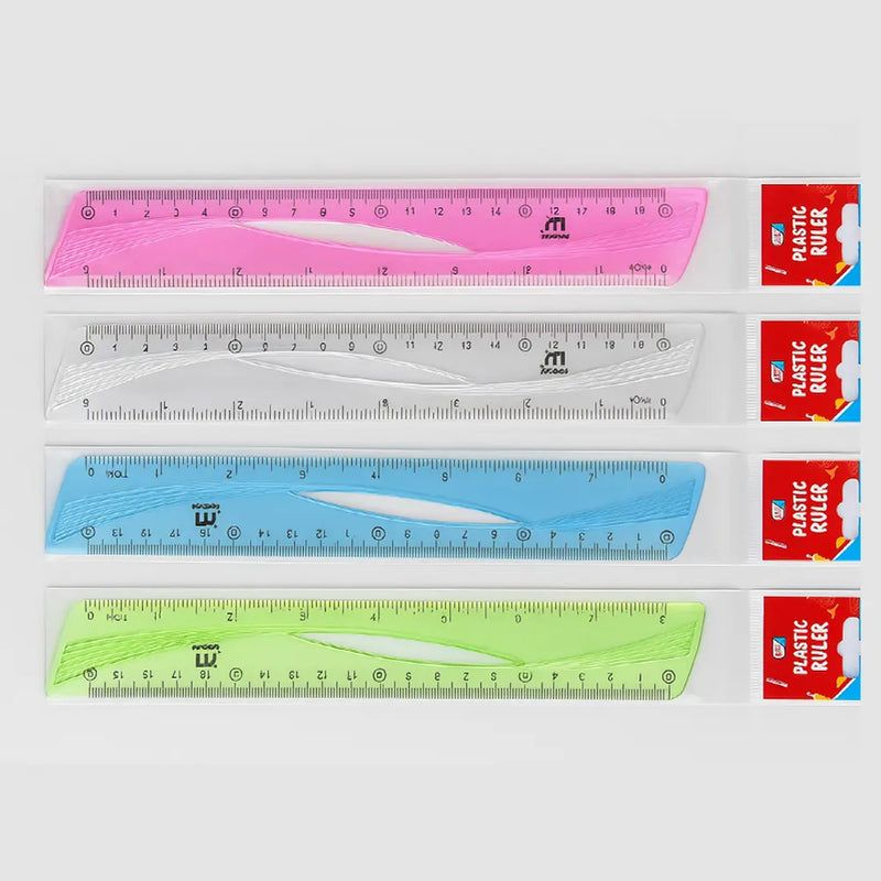 M.School Double Décimètre Transluide - 20 cm