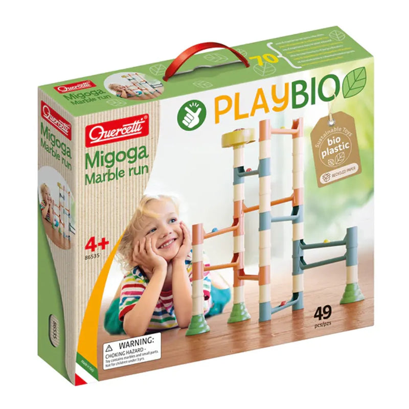 Quercetti Piste a Billes Migoga Marble Run 49 Pièces – 4A+