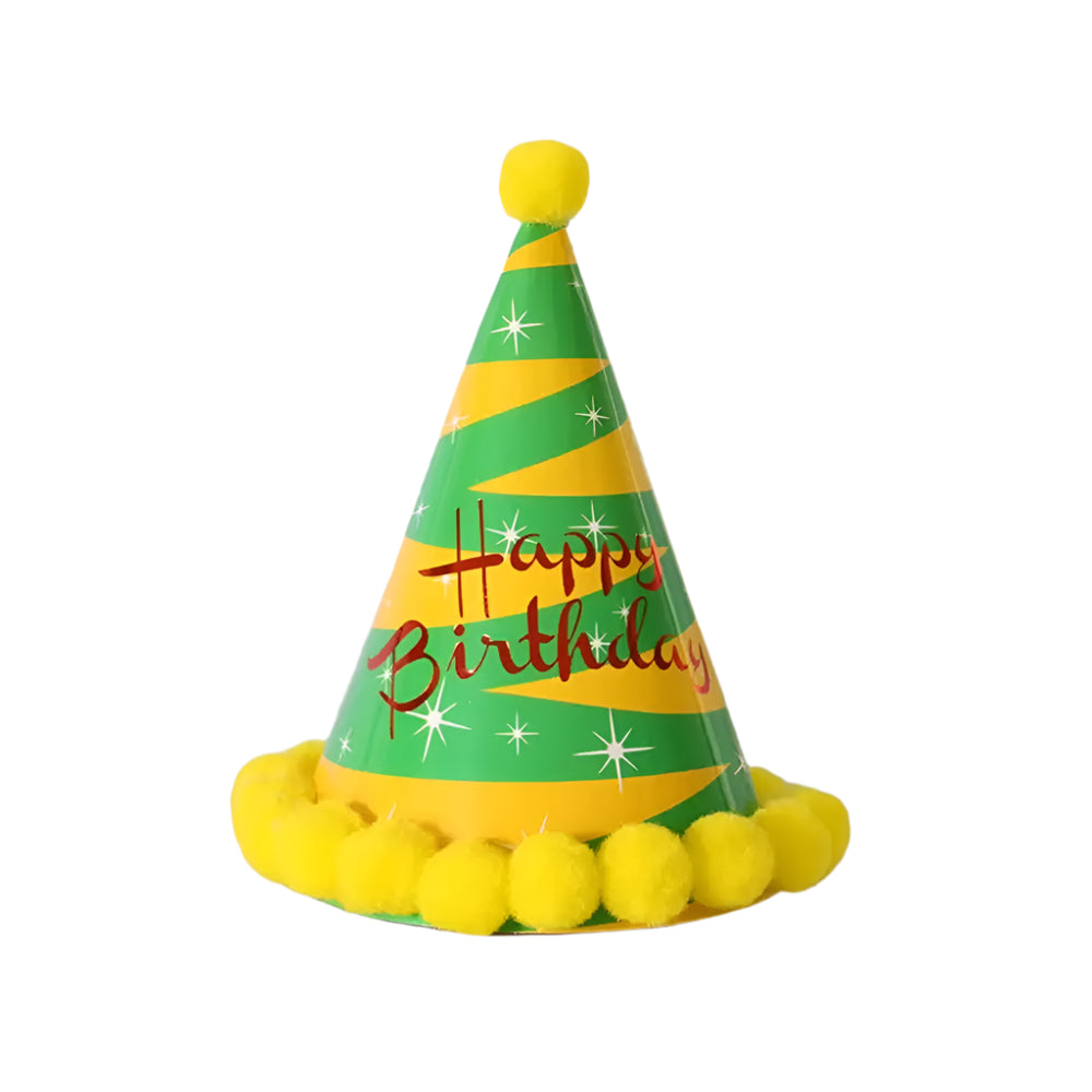 Gorro de Cumpleaños de Papel para Bebé - Talla Pequeña