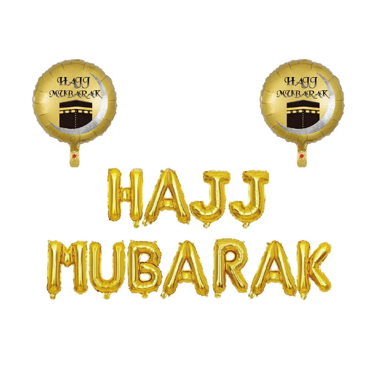 Set de Ballons en Aluminium Hajj – 13 pièces