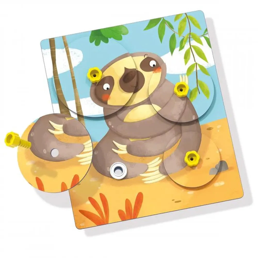 Quercetti Giro Puzzle Montessori - 3A+