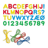 Quercetti Jeu de Laçage Montessori ABC 123 - 3A+