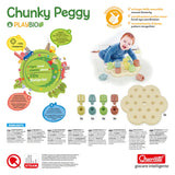 Quercetti Jeu de Motricite Chunky Peggy - 12M+