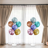 Lot de 12 Ballons Chrome Imprimés Eid – 30 cm