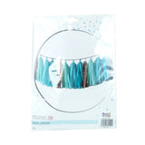 Guirlande Pompons Bleu – 200 cm