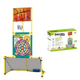 Jeu Sportif 3-en-1 pour Enfants – Basket & Cible & Football