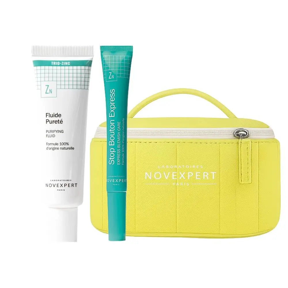 Novexpert Pack Fluide Pureté Trio Zinc et Stop Bouton