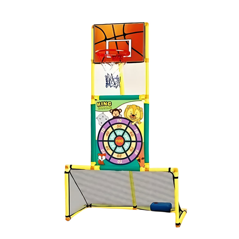 Jeu Sportif 3-en-1 pour Enfants – Basket & Cible & Football