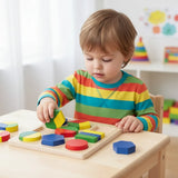 Viga Toys Puzzle de Formes Colorées - 12M+
