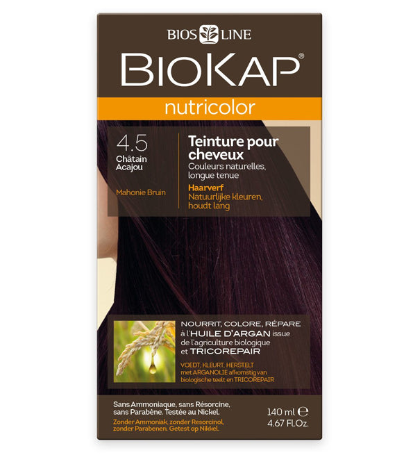 Biokap Nutricolor 4.5 – Châtain Acajou