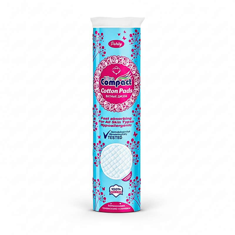 Ultra Compact Disques de Coton – 120 Pièces
