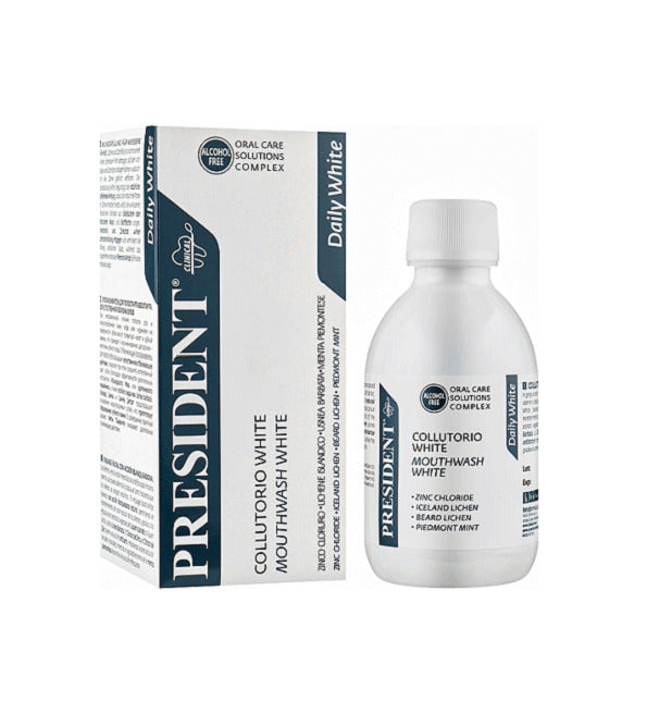Enjuague bucal President White 200 ml