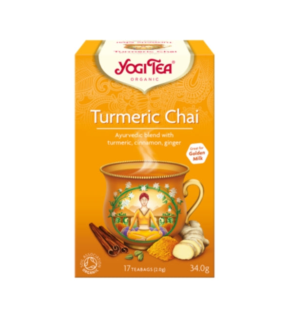 YOGI TEA CHAI CÚRCUMA 17 X 2G