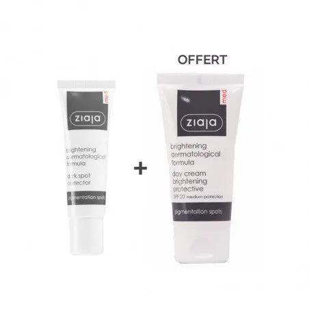 ZIAJA Med Pack Crème de jour Depigmentante 50ml + Correcteur de taches
