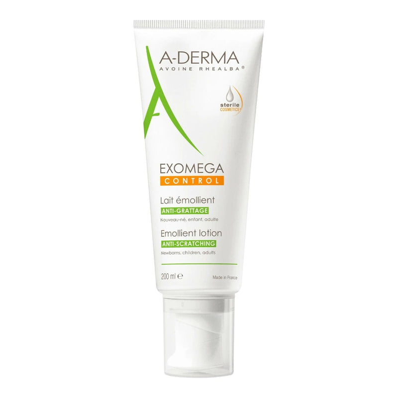 A-Derma Exomega Control Lait Émollient Anti-Grattage Stérile 200 ml