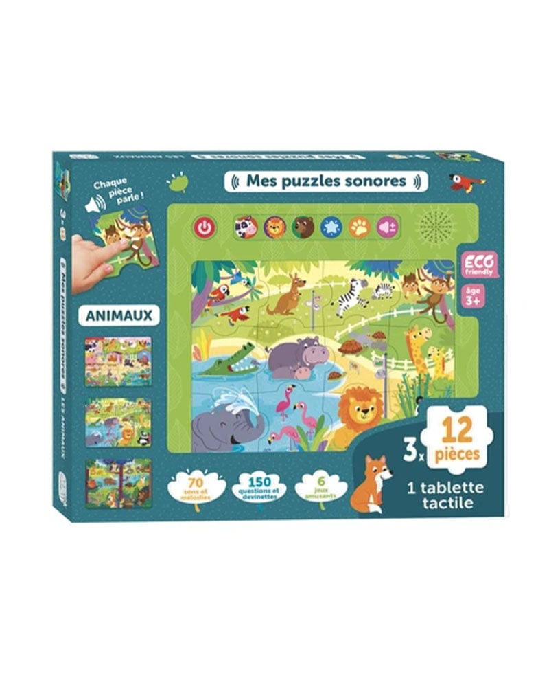 Mes Puzzles Sonores- Les Animaux
