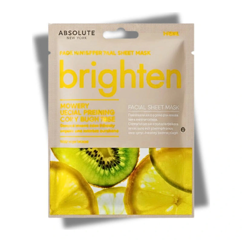 Absolute New York Brightening Facial Sheet Mask