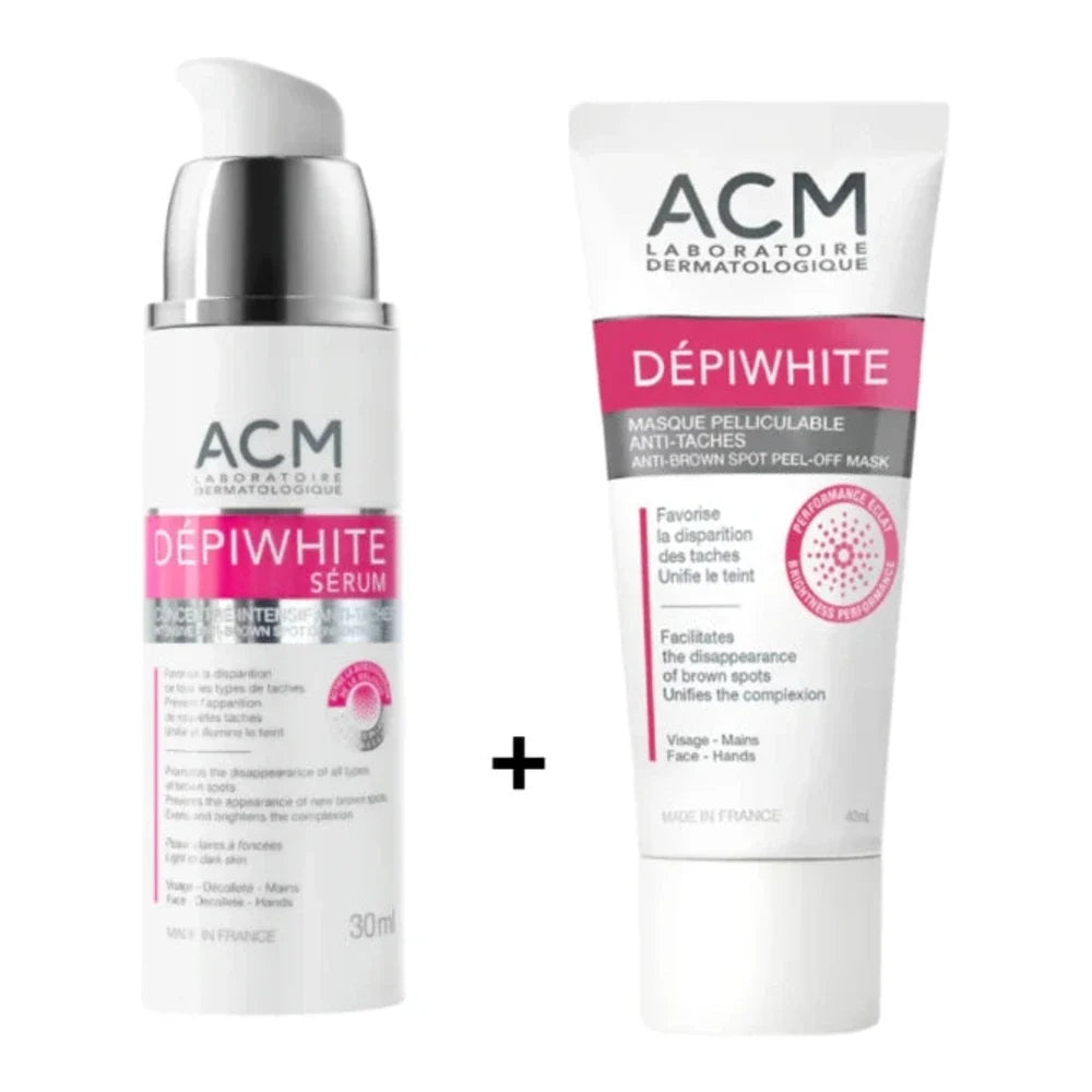 Duo ACM Dépiwhite sérum concentré 30 ml et masque pelliculable – coffret