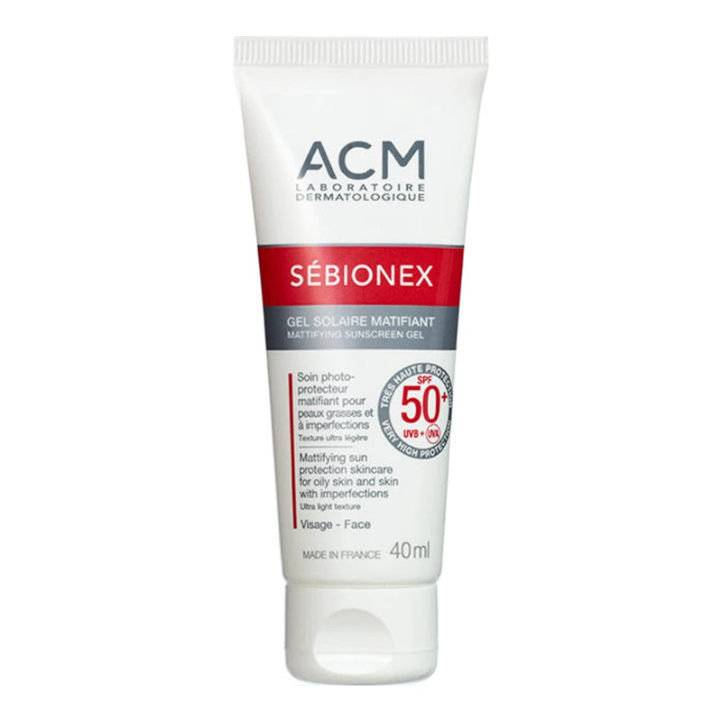 ACM Sébionex Gel Solaire Matifiant SPF 50+ – 40 ml