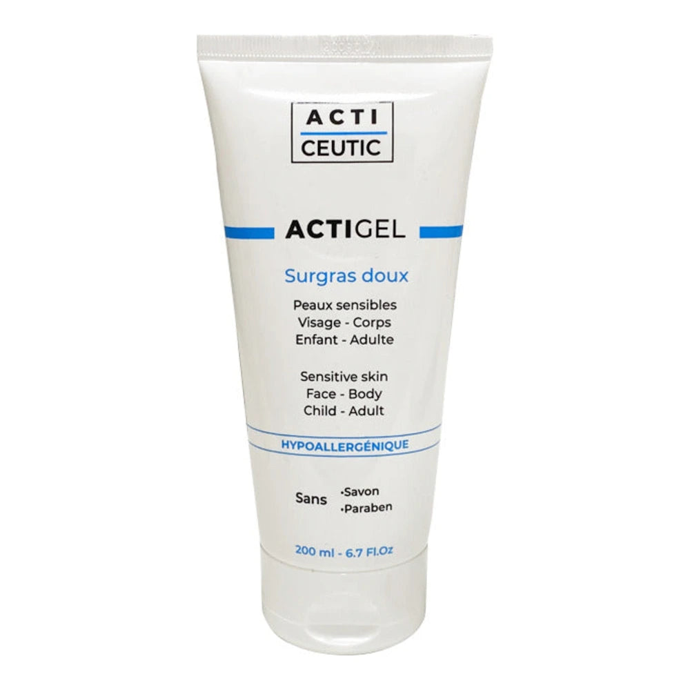 Acti Ceutic Actigel Surgras Doux pour Peaux Sèches – 200ml