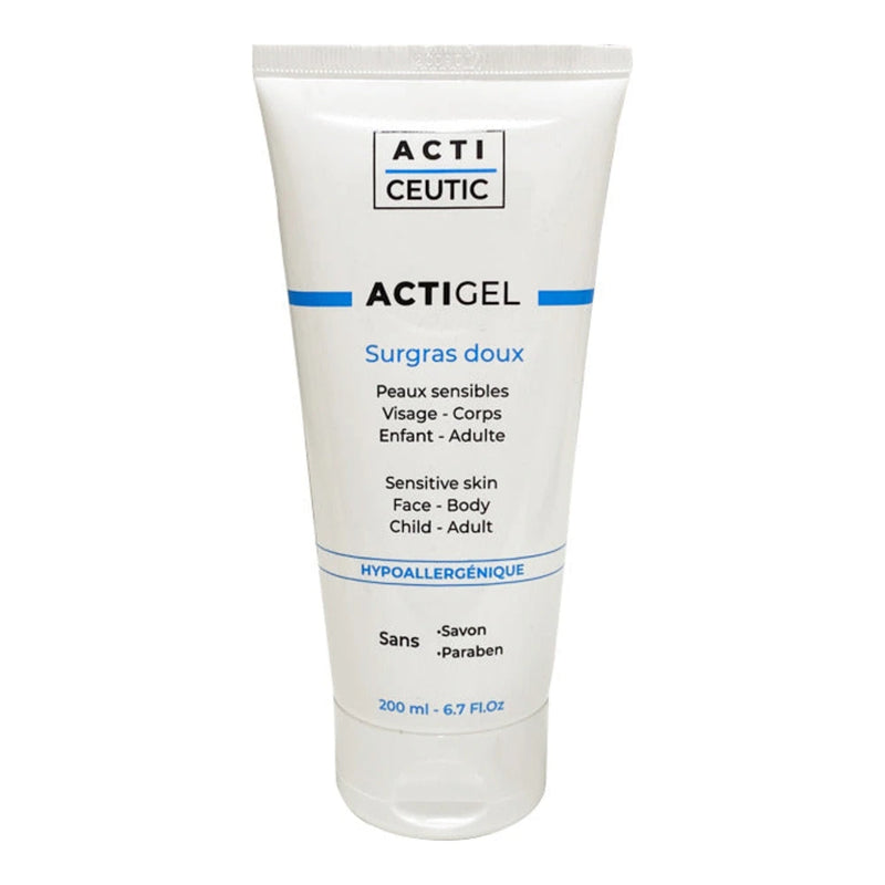 Acti Ceutic Actigel Surgras Doux pour Peaux Sèches 200 ml