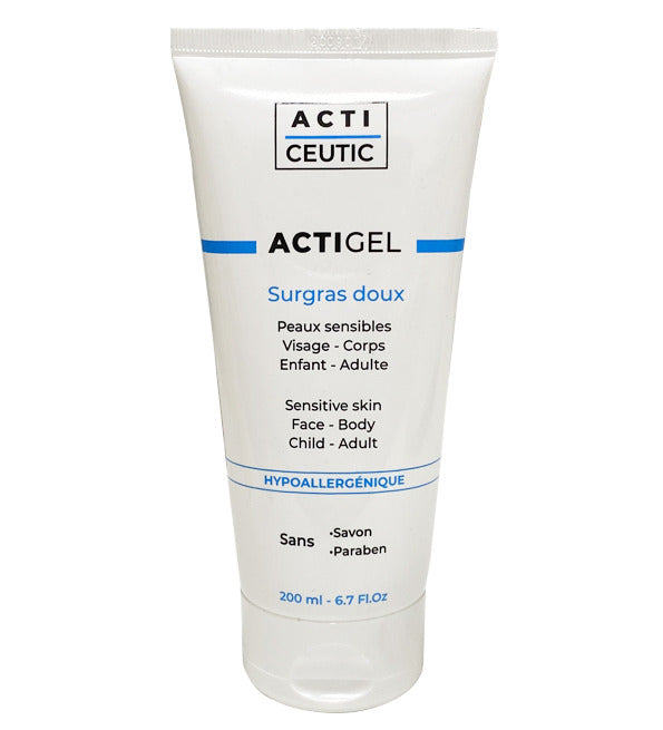 Acti Ceutic Actigel Surgras Doux pour Peaux Sèches – 200ml