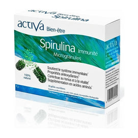 Activa Spirulina – boîte de 30 gélules de spiruline