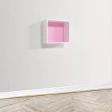 Wlidaty Home Cube Mural Fond Rose 23x23 cm