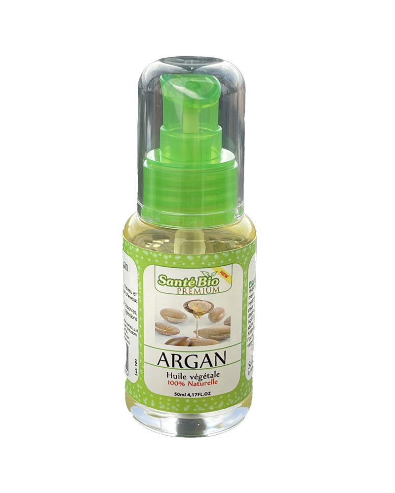 Santé Bio huile végétale d'argan 100% Naturelle - 50ml