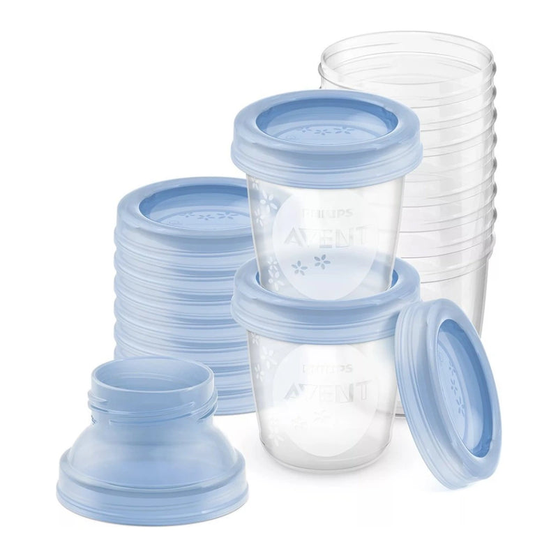 AVENT SET BOTES DE ALMACENAMIENTO PARA LECHE MATERNA 180 ML/6OZ SCF618/10