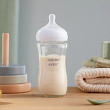 Biberón de vidrio natural Philips Avent 1M+ - 240 ml
