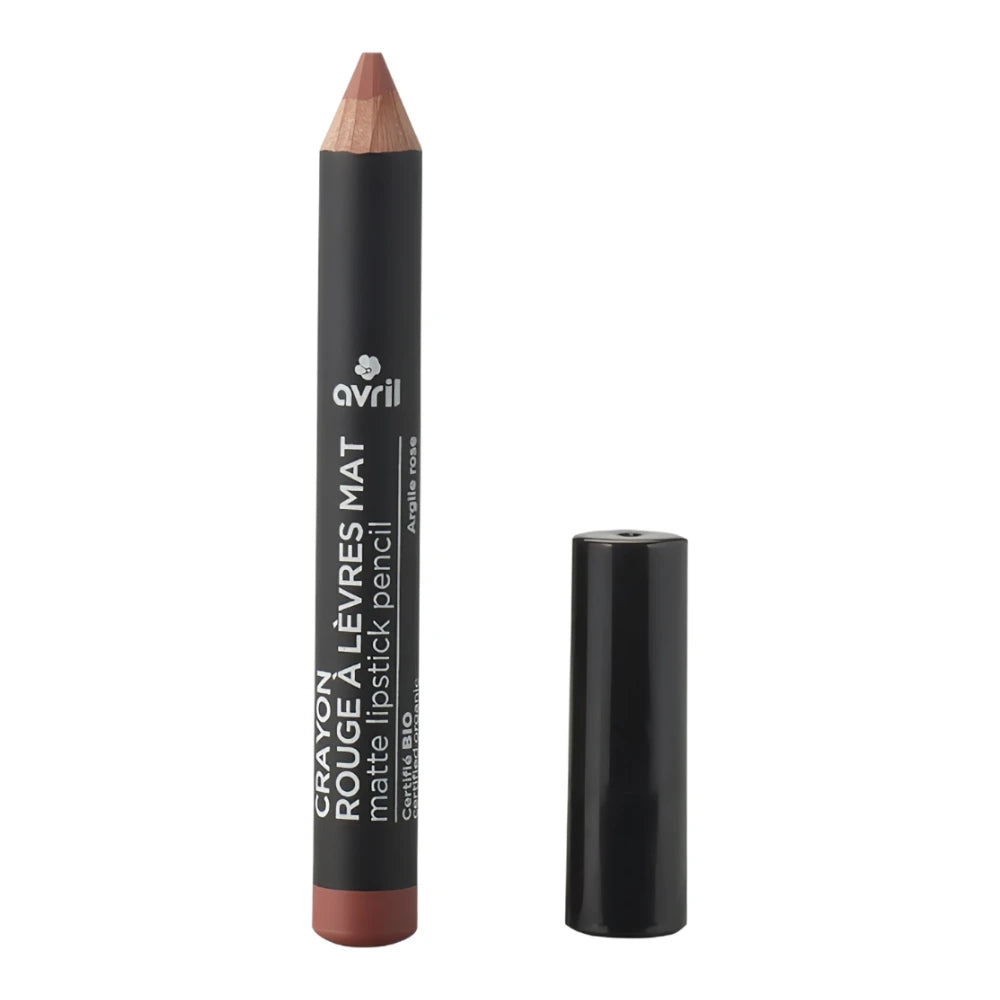 Avril Crayon Rouge à Lèvres Mat Argile Rose bio