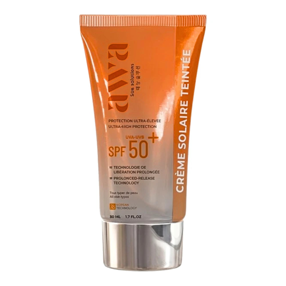 Awa écran solaire teinté SPF50+, tube 50 ml