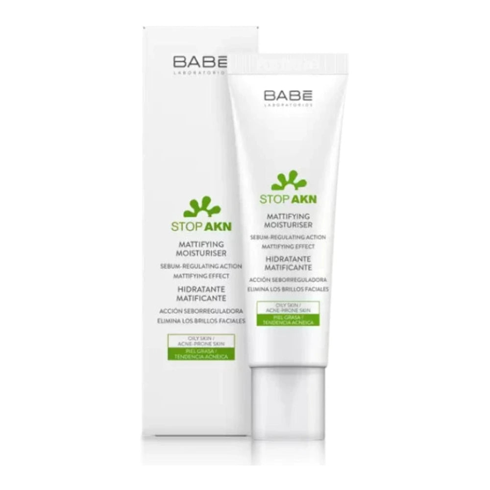 Babé Stop AKN soin matifiant 50 ml – tube du produit